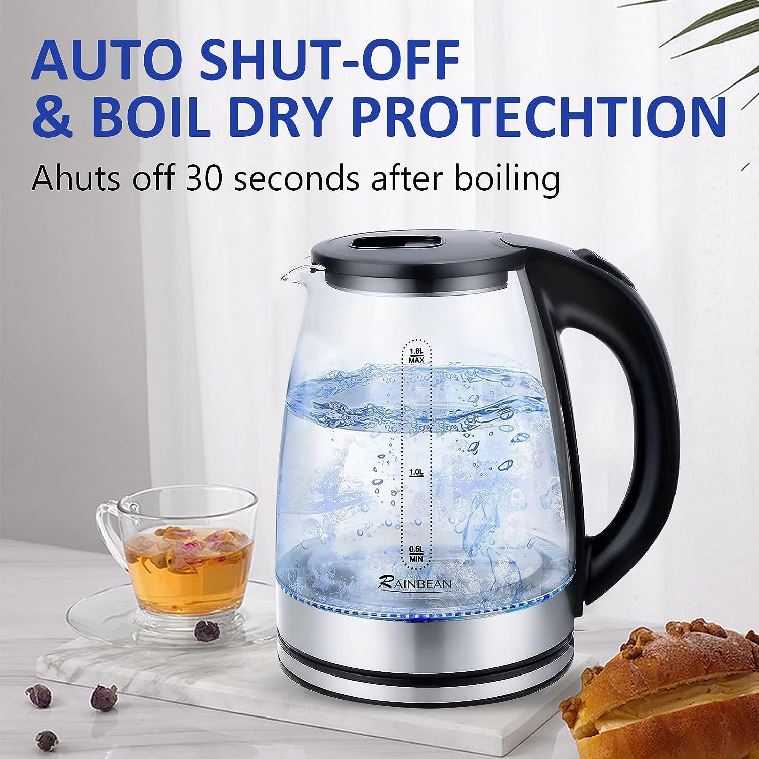 Electric Kettle with LED Light