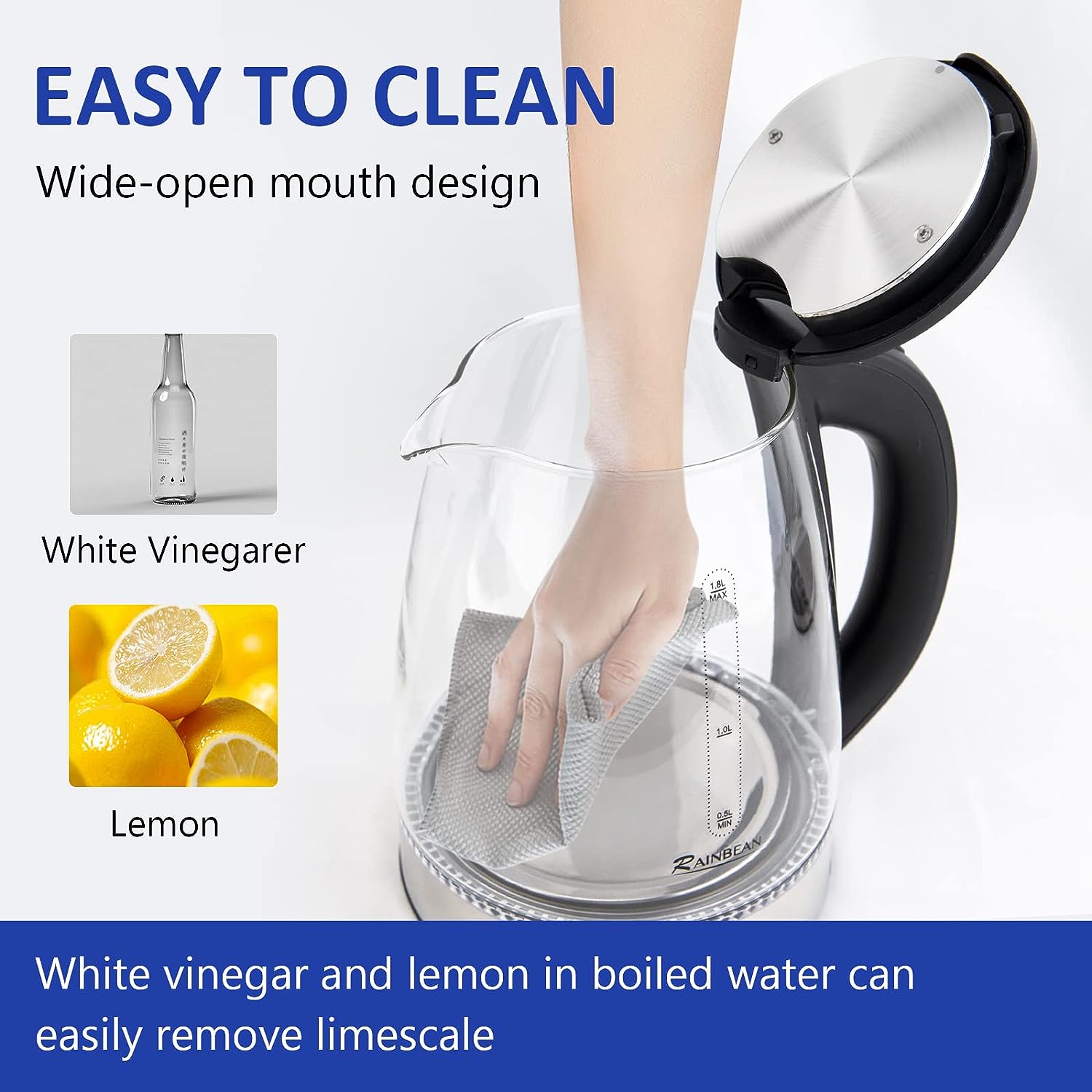 Electric Kettle with LED Light